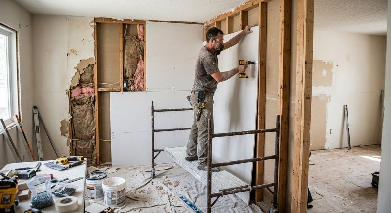 House Drywall Installation in Olathe, KS